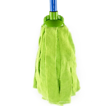 Vert bonne vadrouille ronde de coton de nettoyage de plancher de ménage d&#39;effet de nettoyage vert